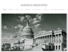 Tablet Screenshot of ahmadandassociates.net